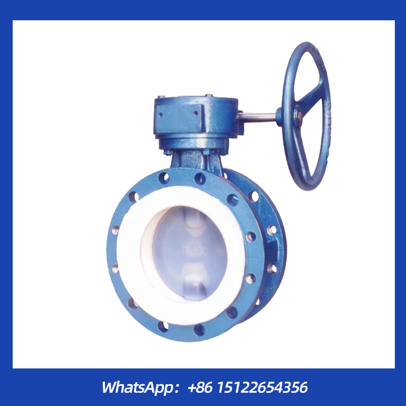 Flange type PN16 resilient seal Butterfly valves with manual hand wheel for oil acid watrer