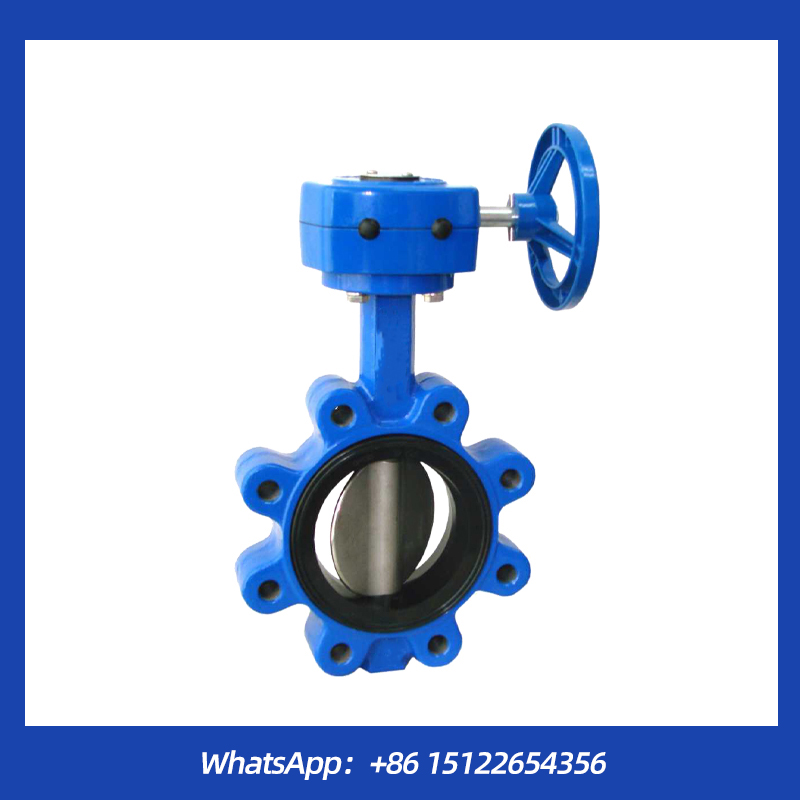 Goldensea lugged type butterfly valves with manual hand wheel for water supply